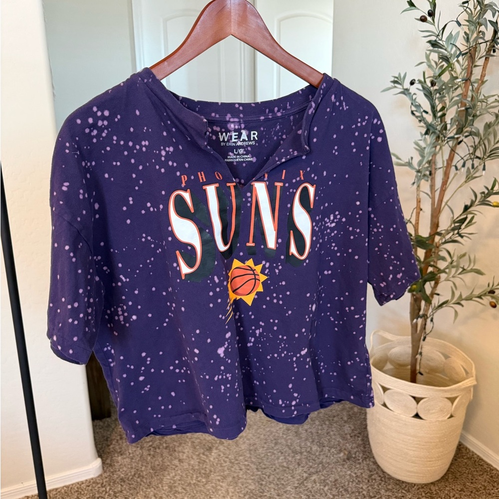 Wear by Erin Andrews Phoenix Suns Cropped Tee Size L